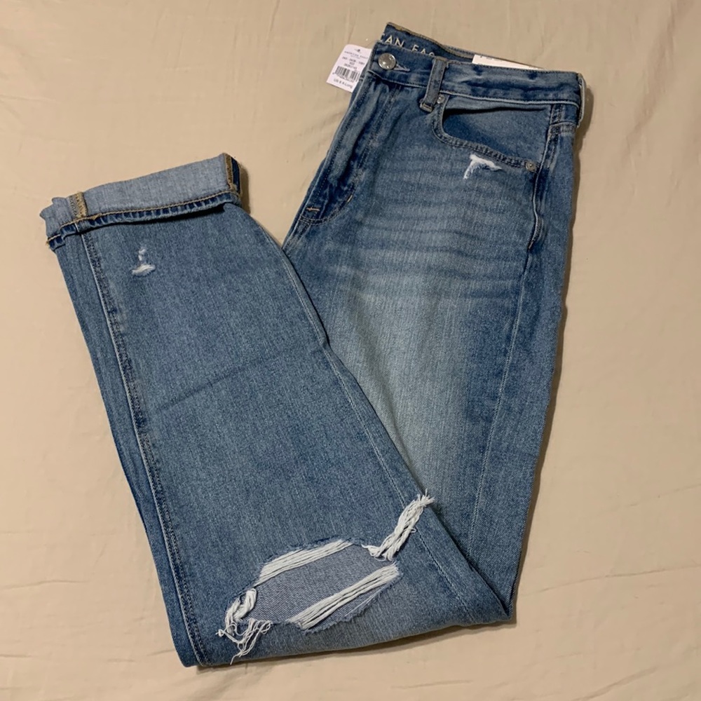 American eagle mom jean high rise